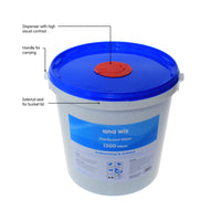 Ana Wiz Alcohol Free Disinfectant Wipes (1500 Sheet Bucket) - ANAGEL