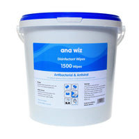 Ana Wiz Alcohol Free Disinfectant Wipes (1500 Sheet Bucket) - ANAGEL
