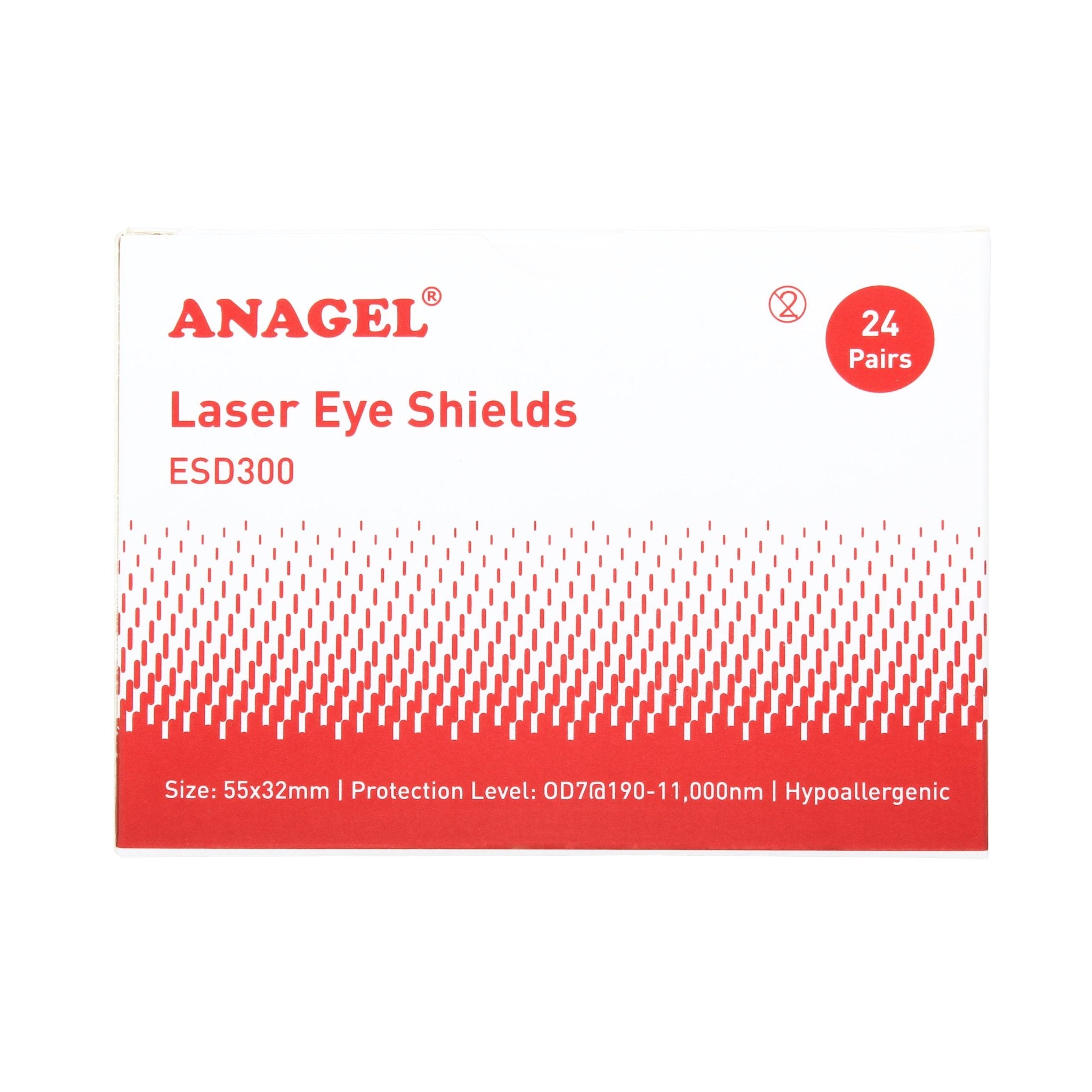 Laser Eye Shields (Box of 24 Pairs) - ANAGEL